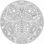 Celtic Mandala with Butterfly