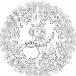 St. Patricks Day Mandala with...