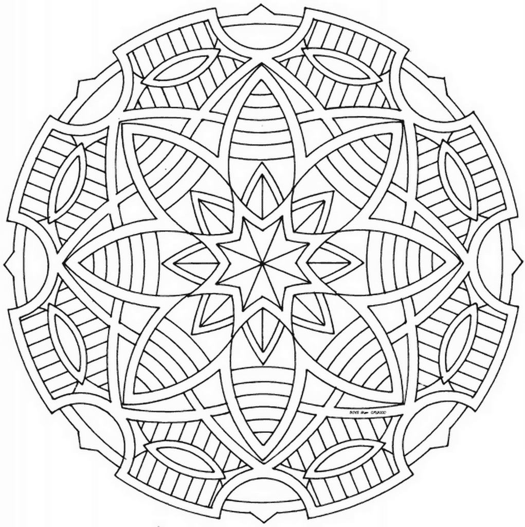 Celtic Mandala with Stars