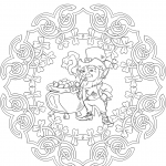 Mandala with St. Patrick Elements...