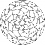 Celtic Knot Mandala with Flower