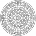 Celtic Mandala with Circle Pattern