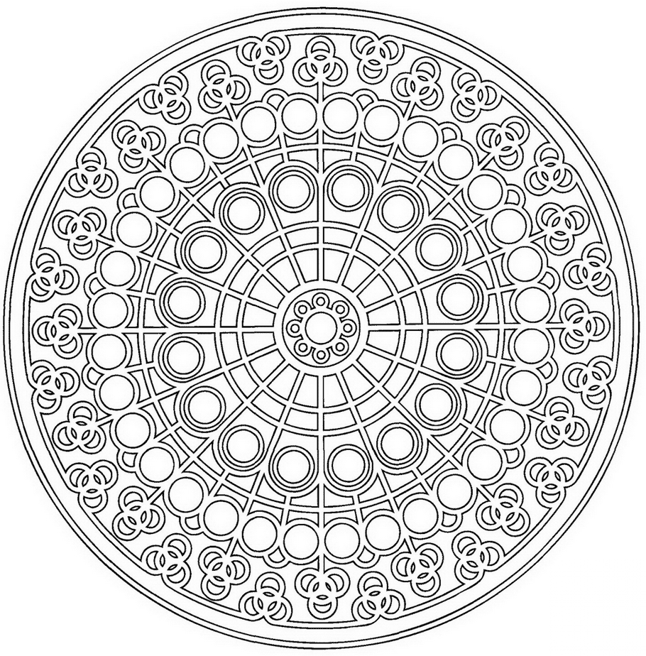 Celtic Mandala with Circle Pattern