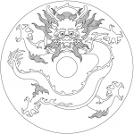The Traditional Rounded Chinese Dragon