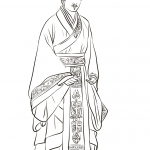 Chinese Man Wearing Hanfu Costume