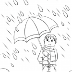 Boy with Umbrella