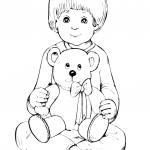 Boy with Teddy Bear