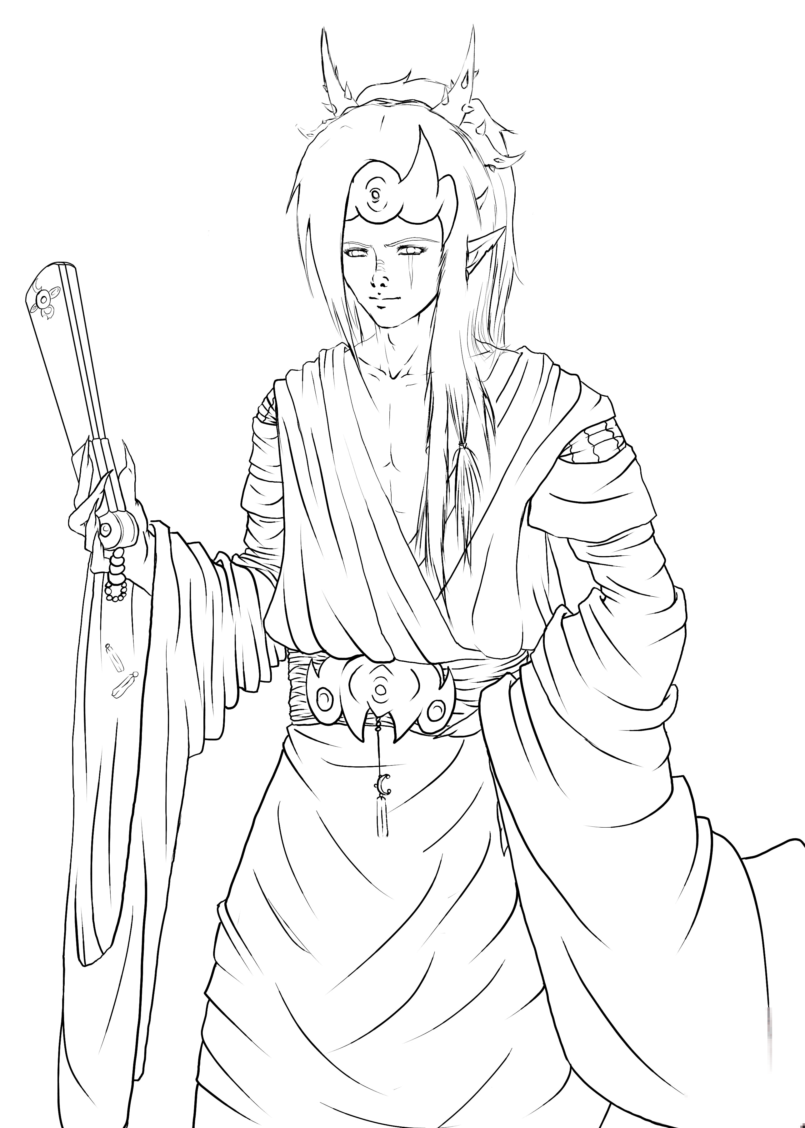 Fantasy Anime Character Feeon by...