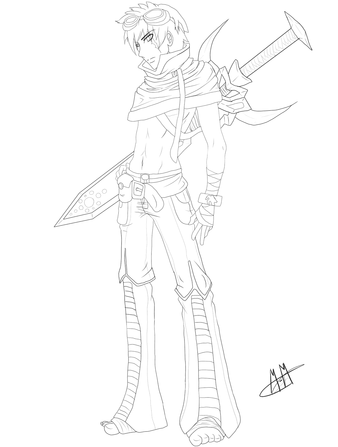 Gaia Anime Boy Character