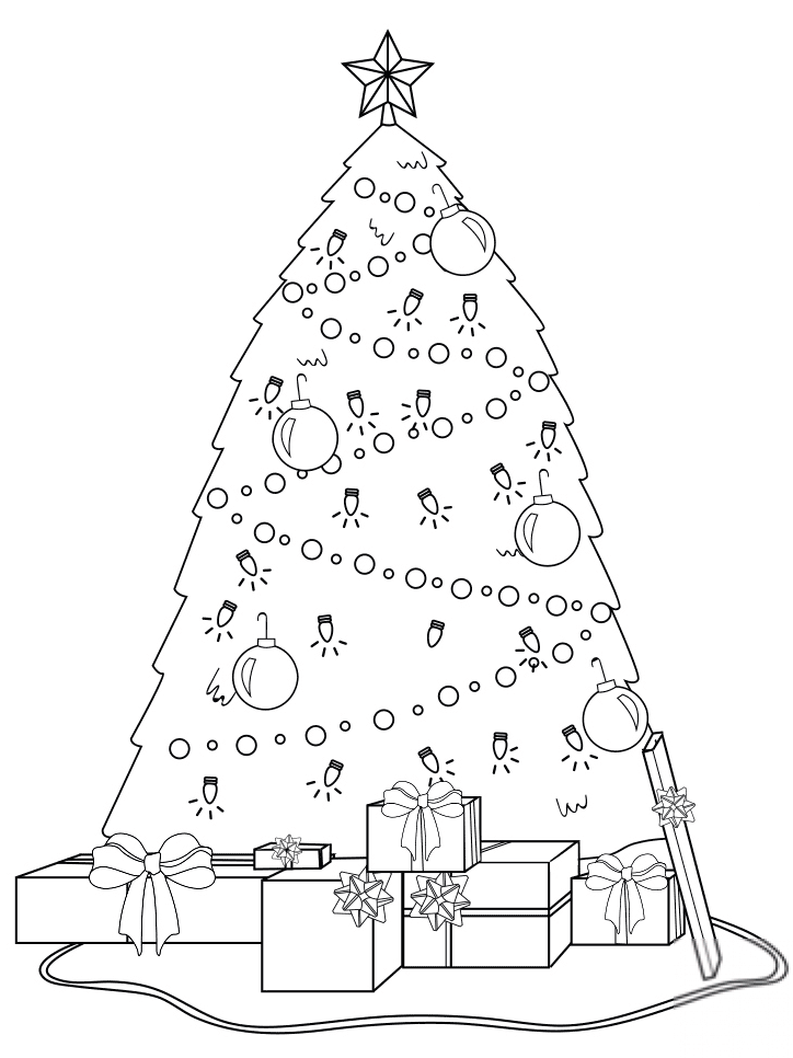 Decorated Christmas Tree with...