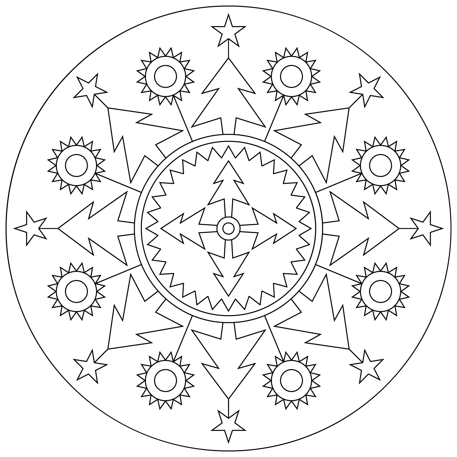 Christmas Mandala
