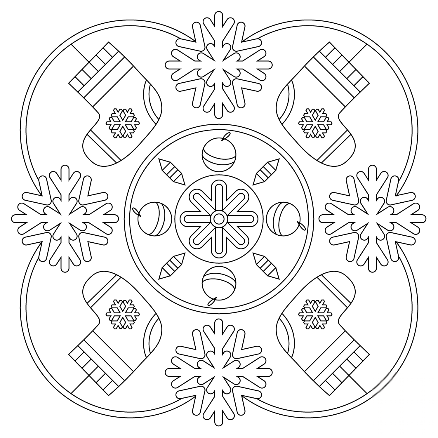 Winter Mandala