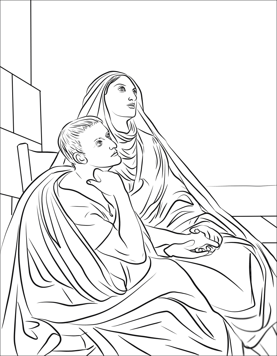 Św. Augustyn i św. Monika