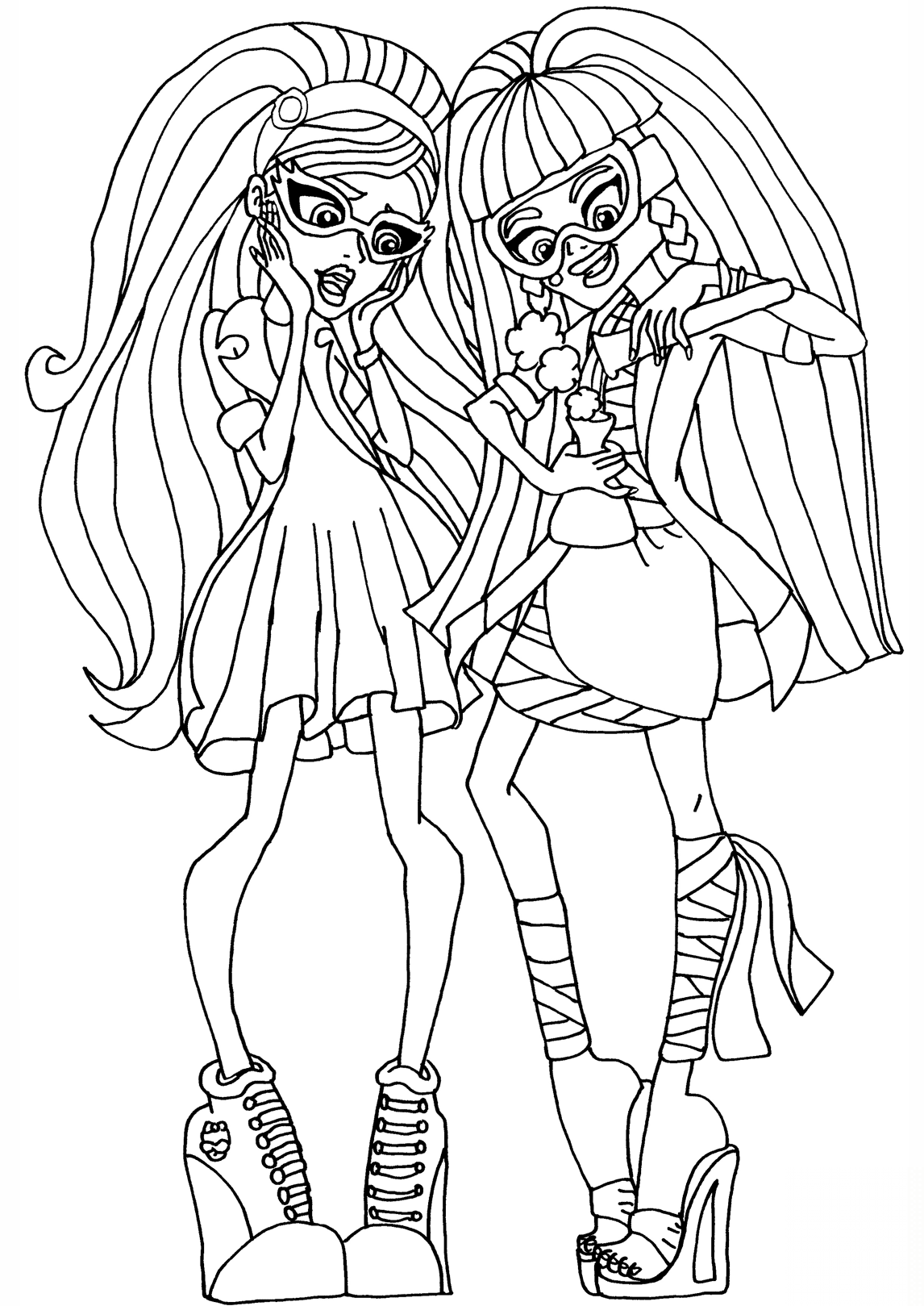 Cleo and Ghoulia Mad Science