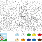 Boy and a Girl Launching a Kite...