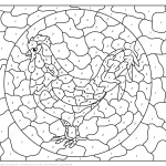 Rooster Color by Number