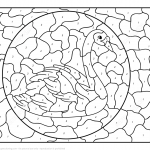 Swan Color by Number