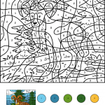 Wild Goat Color by Number