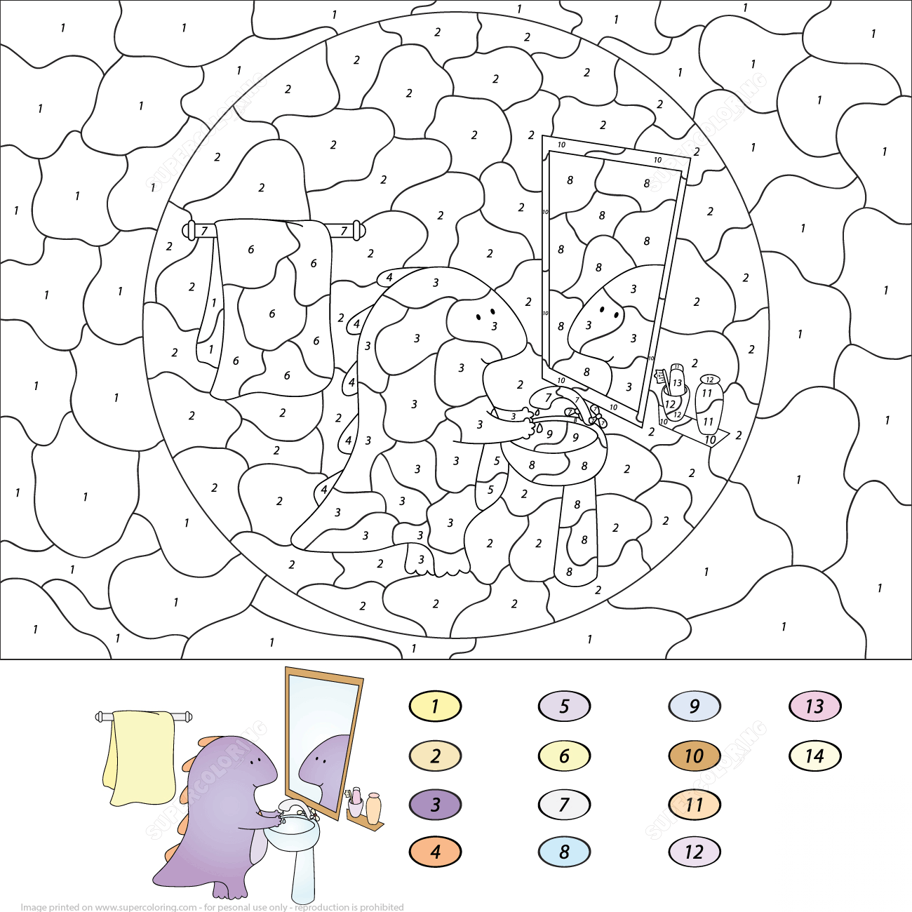 Dragon Washes His Hands Color by...