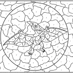Pterodactyl Color by Number