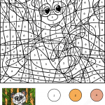 Panda Color by Number
