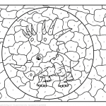 Styracosaurus Color by Number