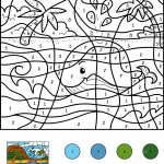 Whale Color by Number