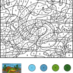 Snake Color by Number