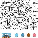 Crab Color by Number