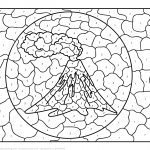 Volcanic Eruption Color by Number