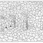 Car at Gas Station Color by Number