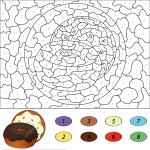 Donuts Color by Number