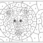 Cute Ram Color by Number