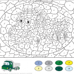 Lorry Color by Number