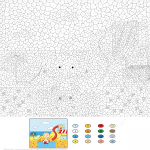 Boy with a Rubber Ring in the Water...