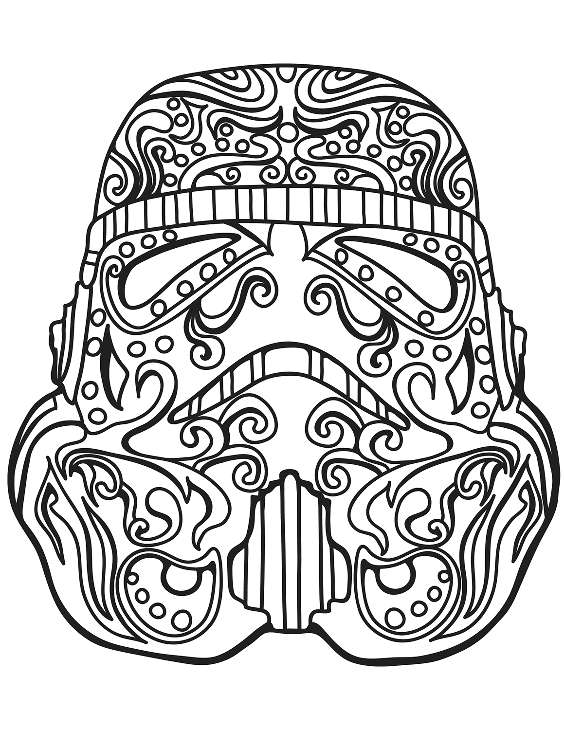 Star Wars Stormtrooper Sugar Skull