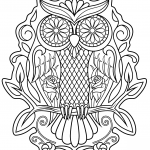 Sugar Skull Owl