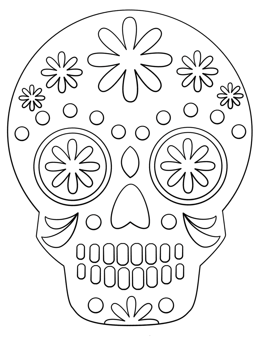 Simple Sugar Skull