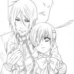 Ciel Phantomhive and Sebastian...