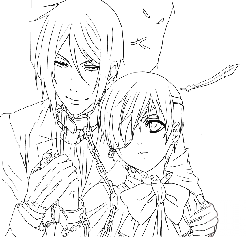 Ciel Phantomhive and Sebastian...