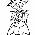 Wizard with Book
