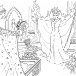 Maleficent Curses the Infant Princess