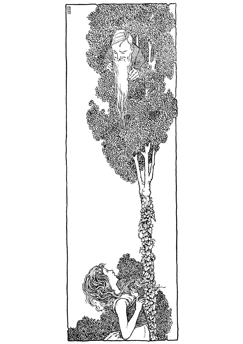 Karen and the Old Soldier on the Tree