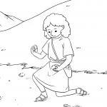 David Gathers Stones for His Sling