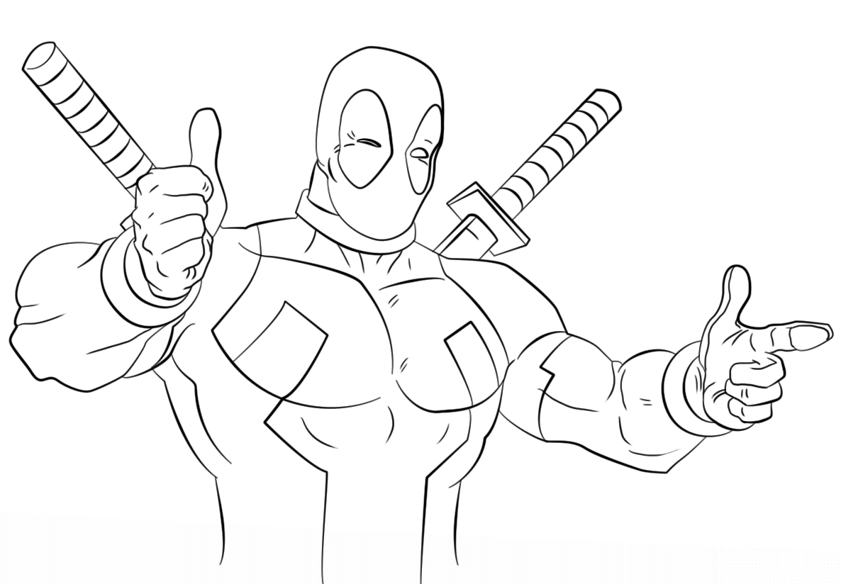 Cartoon Deadpool