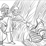 Jael Shows to Barak, Sisera Lying Dead