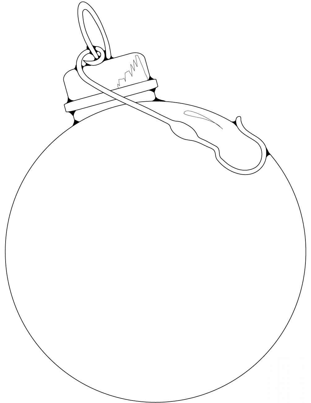 Blank Christmas Ornament