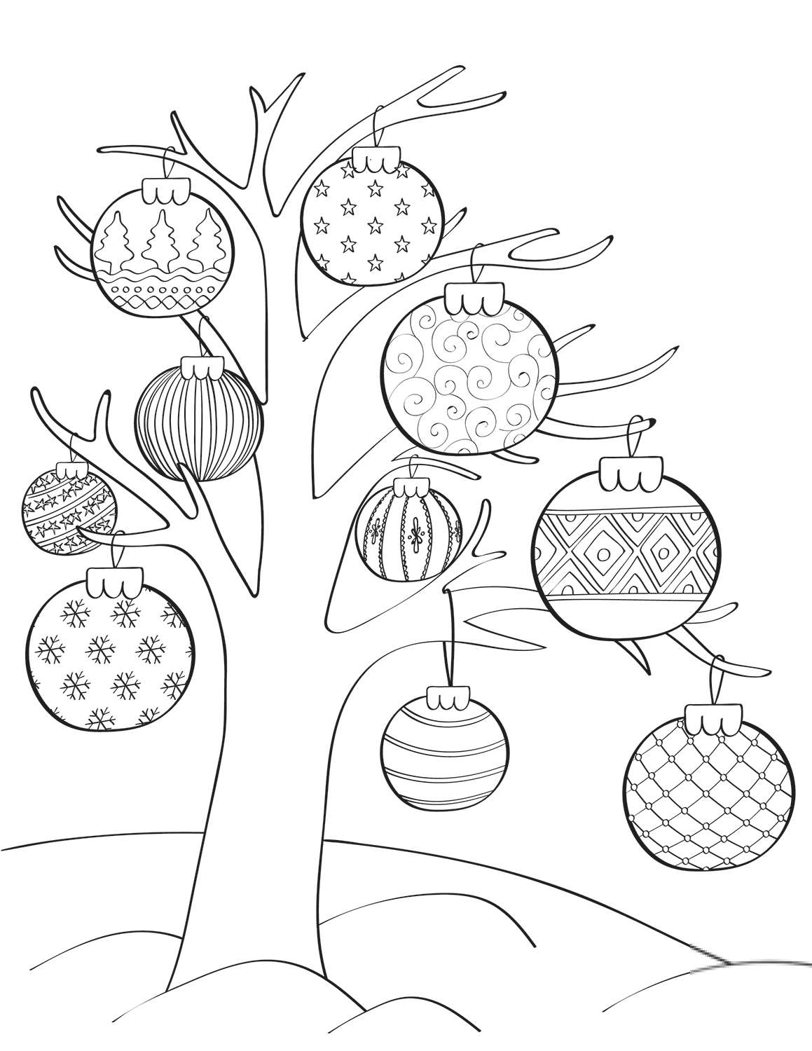 Christmas Ornament on Tree