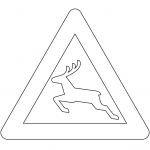 "Wild Animals" Sign in Denmark