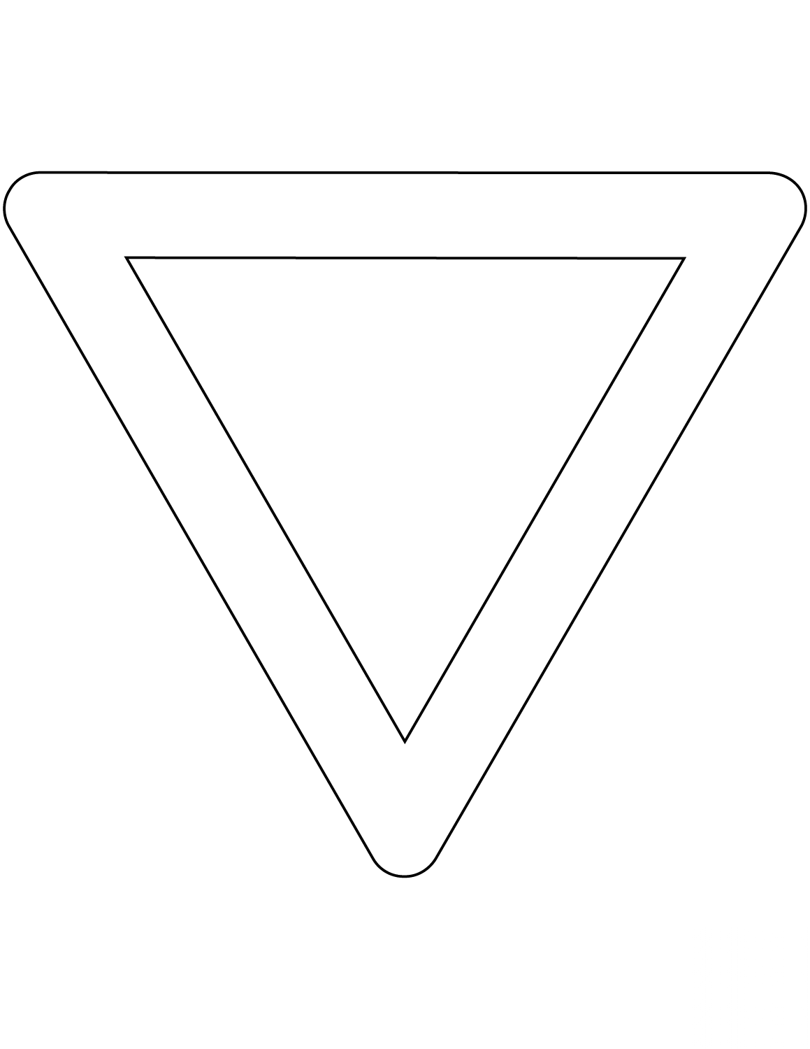 "Give Way" Sign in Denmark